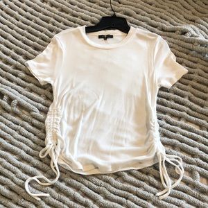 7 for all mankind tee with side ties